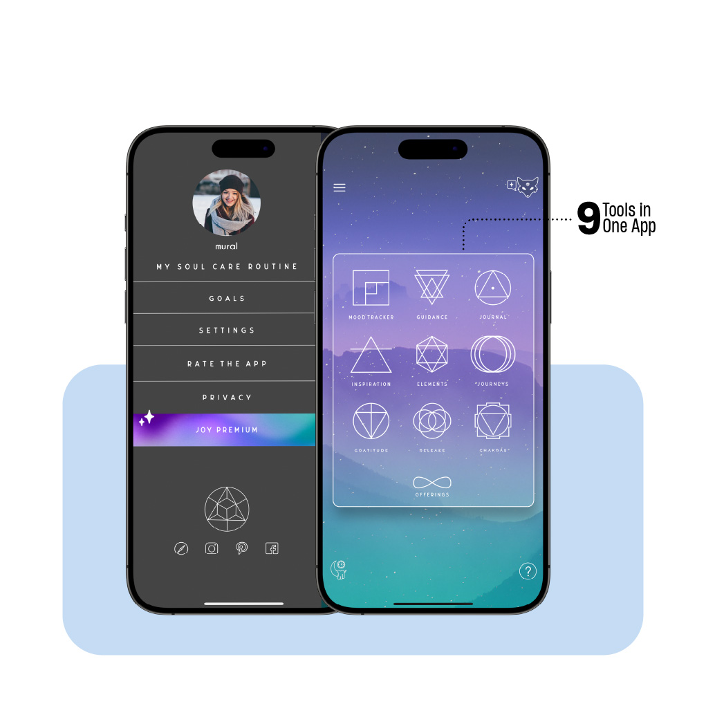 Nine Integrated Mindful Tools in One App: