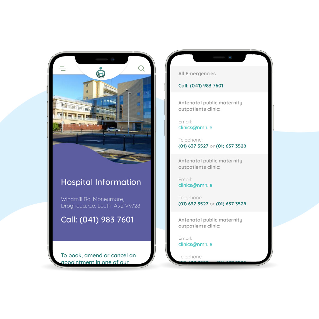 Customizable Hospital Pages